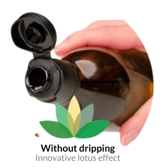 Lotus effect bottles for oil mixtures | Goerlich Pharma Lotus effect bottles for oil mixtures | Goerlich Pharma