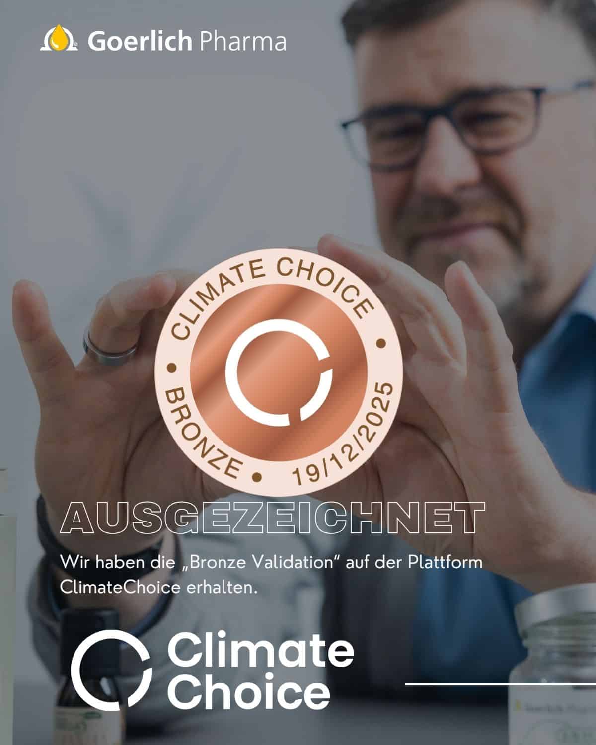 ClimateChoice Bronze Validation | Goerlich Pharma ClimateChoice Bronze Validation | Goerlich Pharma